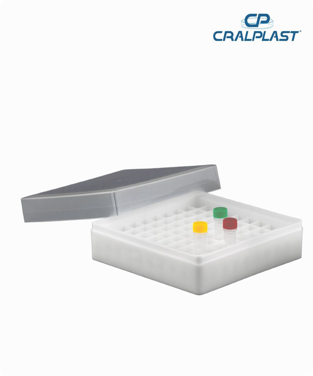 Criobox  81 tubos de 2mL tampa destacável neutro